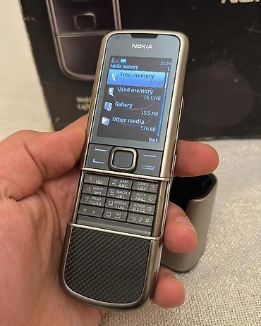 iphone 6 plus üz ekran: Nokia 8 Sirocco, 4 GB, rəng - Boz, Düyməli — 8