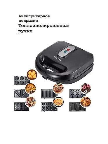 Вафельницы: Мультипекарь SOKANY 7 в 1 (модель SK-907) Комплект для быстрого — 2