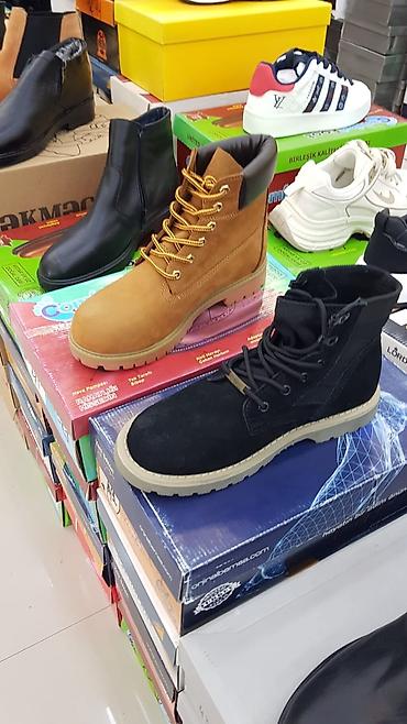 Ayaqqabılar: Kişi ayaqqabıları – müxtəlif modellər - Klassik tünd-qəhvəyi dəri — 8