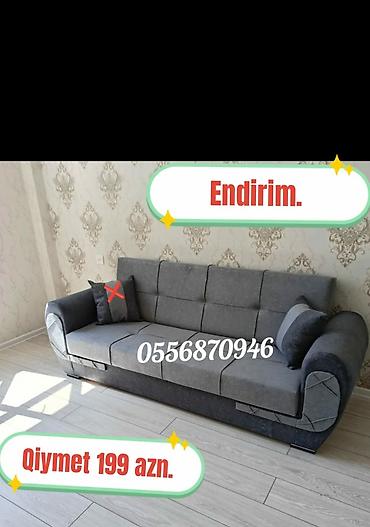 divan ve kreslolar: Divan, Qonaq otağı üçün, Parça, Bazalı, Açılan, Kitab — 3