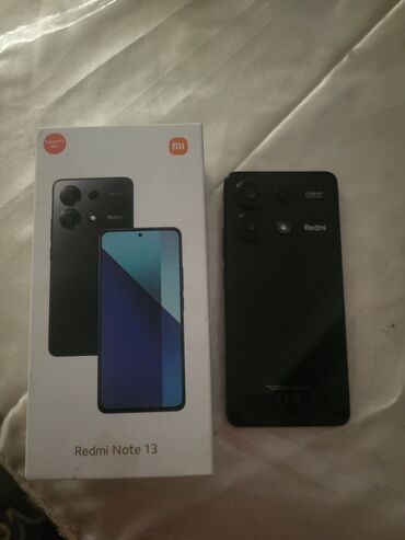 Xiaomi: Xiaomi Redmi Note 13, 256 GB, rəng - Qara, 
 Zəmanət, Sensor, Barmaq izi