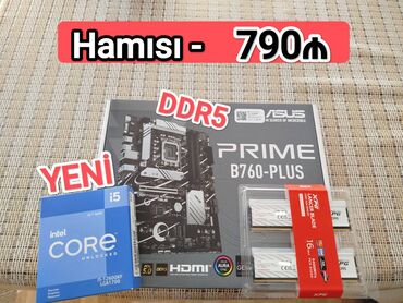 Ana platalar: Ana Platası Asus B760-Plus DDR5, Yeni