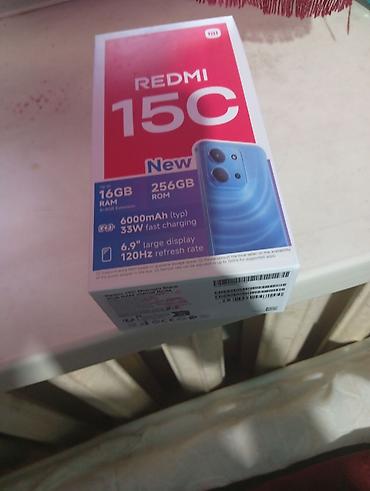 note 2: Redmi, Redmi 15C, Новый, 256 ГБ, цвет - Черный — 1