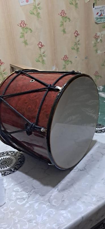 nagaralar: Qaval dəsti – böyük ölçülü davul (nağara) - Korpus: qırmızı-qəhvəyi — 2