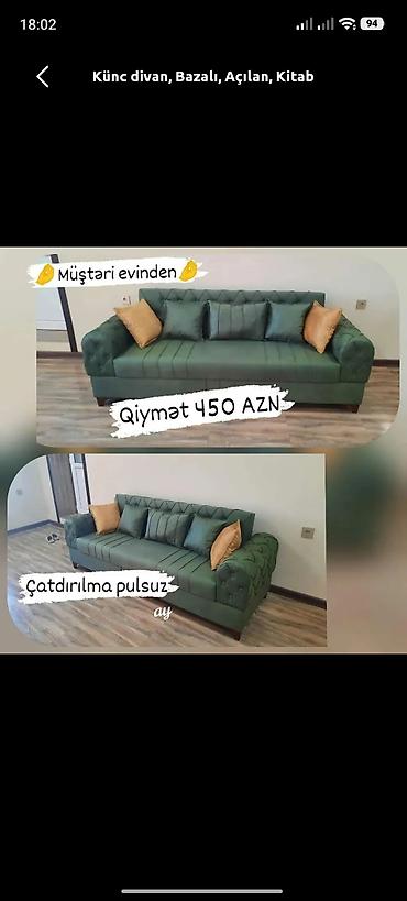 yatağ mebeli: Divan, Yeni, Açılan, Bazalı, Parça, Şəhərdaxili pulsuz çatdırılma — 1