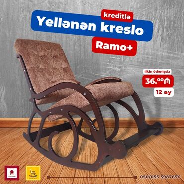 Kreslolar: Yeni, Kreslo-kaçalka, Kredit var, Şəhərdaxili pulsuz çatdırılma — 14