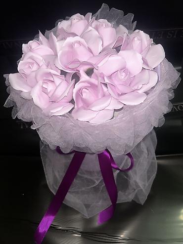 Букеты из мыла: Принимаю заказы на Букет из искусственных роз с подсветкой - Нежные — 14