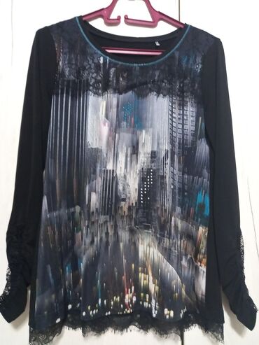 superdry majice: XL (EU 42), Cotton, Print, color - Multicolored