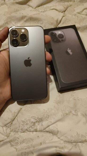 Apple iPhone: IPhone 13 Pro, 512 GB, Black Titanium, Face ID, Sənədlərlə