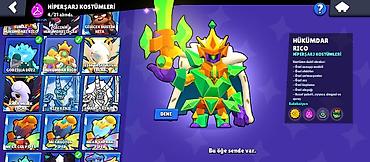 Telefon üçün gamepadlar, triggerlər: Brawl Stars hesabı - Kupa sayı: 31 739 - Savaşçılar: 89/101 açılıb - — 7