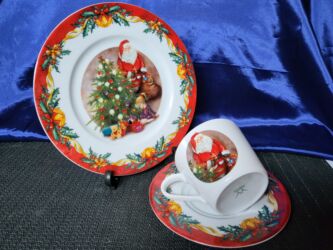 Kuhinjski setovi: Porcelanski vintaz,nov set Wawel Poljska. Trodelni porcelanski set — 3