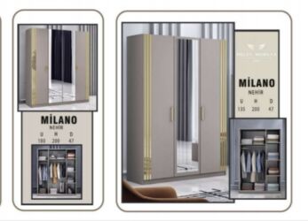 корпусная мебель в рассрочку: Новый, Распашной, 3 двери Прямой шкаф, Гардеробный шкаф, Турция