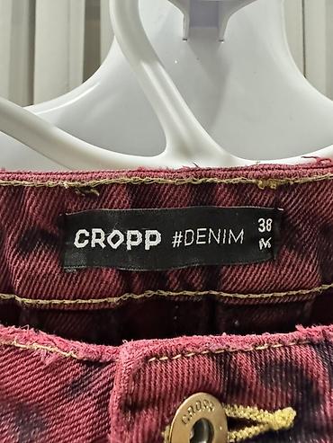 Джинсы: Cropp Town/ Bordo-qara denim şalvar Rusiyada alınıb, əla — 5