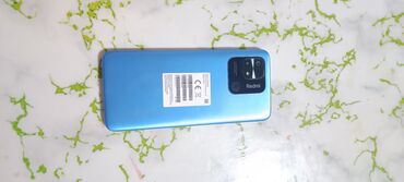 телефон redmi 10c: Redmi, Redmi 10C, Колдонулган, 128 ГБ, түсү - Көк, 1 SIM, 2 SIM