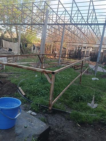 односкат: Изготовление и монтаж навесов, каркасов и ворот из металла - — 1