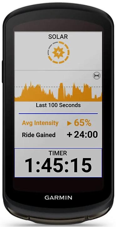 fenix 8: Garmin Edge 1040 Solar — топовый велокомпьютер с большим сенсорным — 1