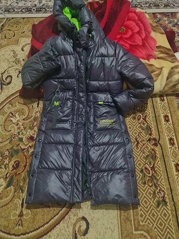 детские зимние куртки с капюшоном: Gödəkçə S (EU 36), rəng - Bənövşəyi