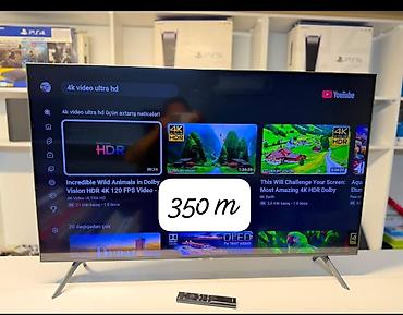 smart tv box: Smart TV – 4K Ultra HD - Ekran: nazik çərçivəli, təxminən 43–50 düym — 1