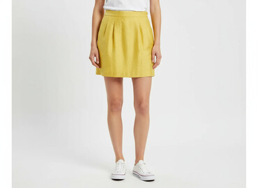 czerwone mini spódniczka: H&M, Women`s skirt, size M