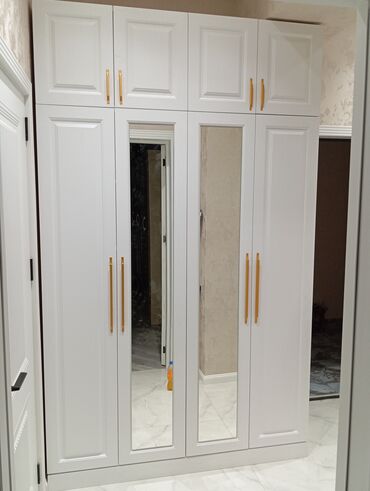 Dolablar: Açılan, 6 qapı Düz dolab, Qarderob, paltar dolabı