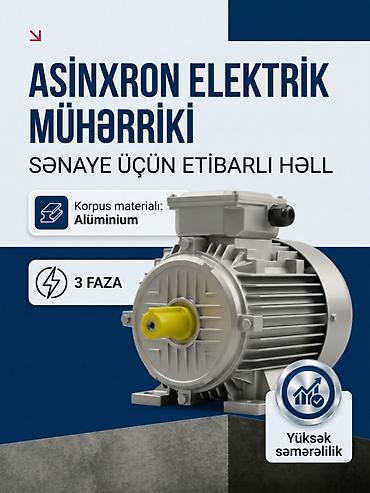 Elektrik Mühərrik(Motor)(ASİNXRON ELEKTRİK MÜHƏRRİKLƏR) ASİNXRON lalafo.az -da Elektrik Mühərrik(Motor)(ASİNXRON ELEKTRİK MÜHƏRRİKLƏR) ASİNXRON