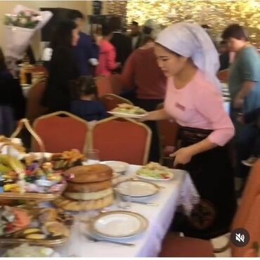 няни на дом: Көчмө банкеттер | Идиш жуугучтар, Официанттар