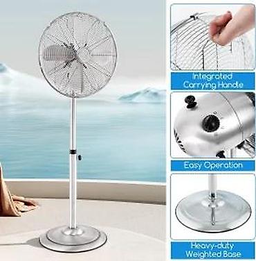 Podni ventilatori: Tristar metalni podni ventilator – 40 cm - Prečnik elise: 40 cm (4 — 16