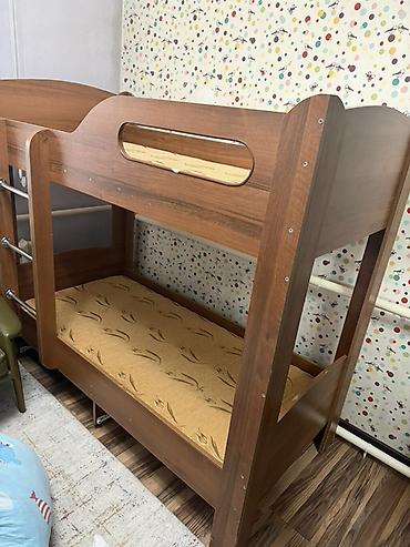 диван раскладной двуспальный бишкек: Детская двухъярусная кровать из ламинированного ДСП/МДФ под дерево — 1