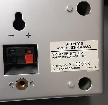 sony ses sistemi: İşlənmiş Sony Kolonka, Növ - Ev kinoteatrı üçün, rəng - Gümüşü — 2
