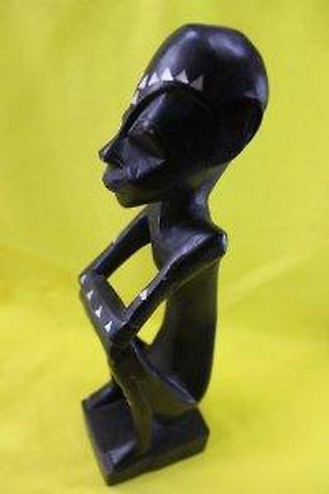 Figure: STARA DRVENA AFRIČKA FIGURA, RETKO | Stara afrička drvena figura — 9