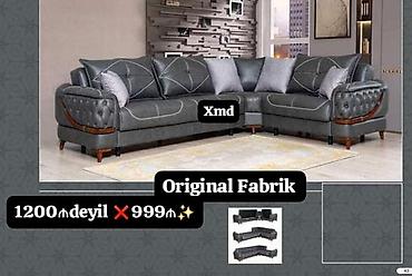 divan kravat: Künc divan dəsti – “Original Fabrik” - Künc forması: L-tip - Rəng — 1