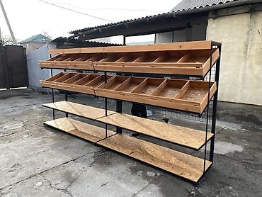 Витрины: Витрина Для продуктов, Лофт, 180 см * 200 см * 60 см, Новый — 11