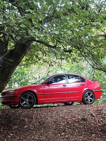 BMW: Barter mümkündür BMW 3 Series E46, sedan, qırmızı rəng. - Kuzov: 4 — 7