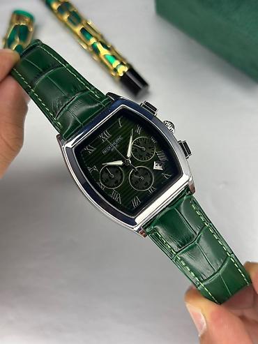 Aksesuarlar: Yeni, Qol saatı, Patek Phillipe, rəng - Yaşıl — 4