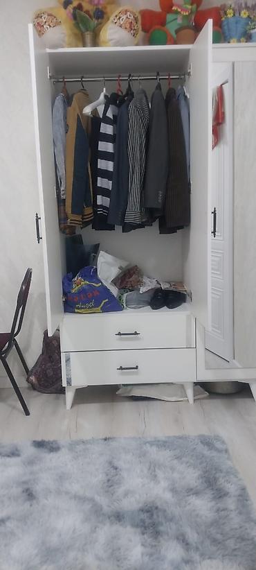 ayna qapi: Yeni, 3 qapılı, Ağ, Açılan, Düz dolab — 1