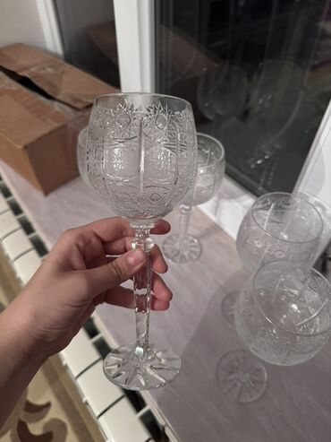 Qədəhlər: Qədəhlər, rəng - Ağ, Xrustal, 4 ədədli dəst — 3