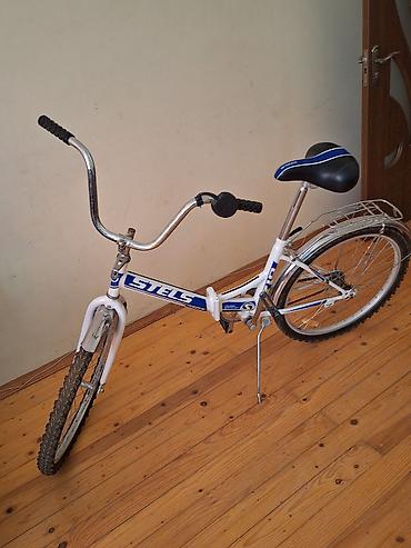 velosiped 24 lük: İşlənmiş İki təkərli Uşaq velosipedi Stels, 24", sürətlərin sayı: 1, Ünvandan götürmə — 3