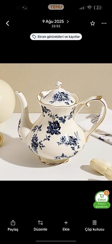 luna: Çay dəsti, Keramika — 5