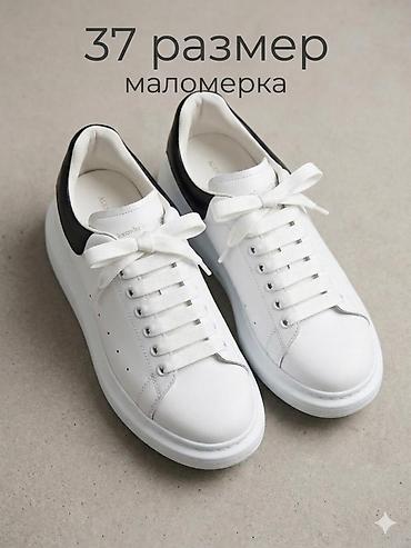 кроксы маквин: Кроссовки, 37, Alexander McQueen, Б/у, цвет - Белый, Самовывоз — 1