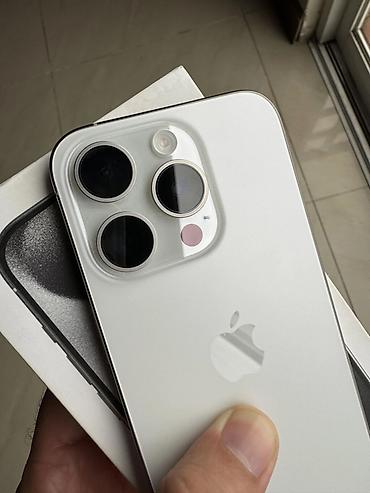 IPhone 15 Pro, Б/у, 256 ГБ, Серебристый, Коробка at lalafo.kg IPhone 15 Pro, Б/у, 256 ГБ, Серебристый, Коробка