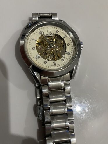 Классикалык сааттар саат, Omega, Швейцария, Суу өткөрбөөчү, Эркектердики, Колдонулган