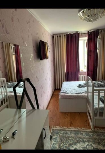 3 комнатная квартира 104 серии бишкек: 2 комнаты, 48 м², 105 серия, 3 этаж, Косметический ремонт