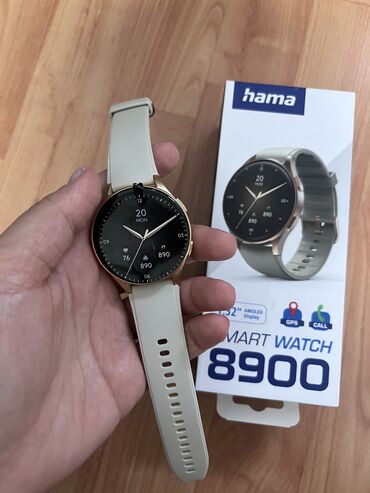 zimska kožna jakna sa krznom: Prodajem nov očuvan Hama smart watch sat kupljen u prodavnici pre