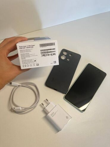 Digər mobil telefonlar: Redmi Note 13 Mint Green 6GB RAM 128GB ROM . 📱 Redmi Note 13 - Mint