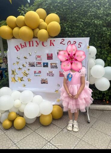 платье водолазка: Детское платье, цвет - Розовый