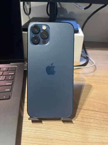 Apple iPhone: IPhone 12 Pro, 256 GB, Pacific Blue, Simsiz şarj, Face ID