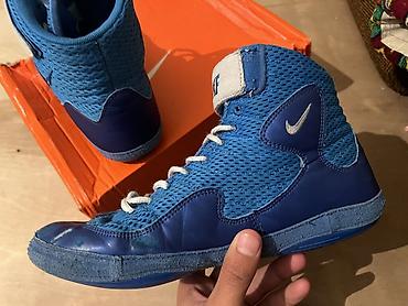 волейбольный обувь: Мужские кроссовки, 41, Nike, Б/у, цвет - Синий, Самовывоз, Платная доставка — 6