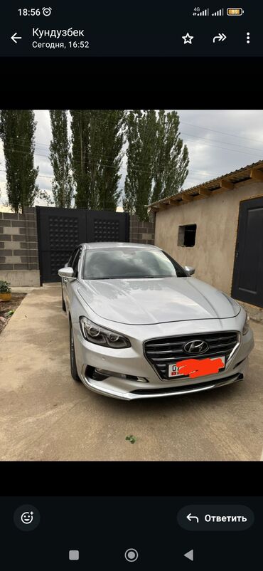 женские машины не дорогои: Hyundai Grandeur: 2018 г., 3 л, Автоматические, Газ, Седан