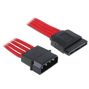 Комплектующие для ПК: Psu extensions red sleeved cable 1x 24 pin mobo cable 1x 6pin pci e — 3