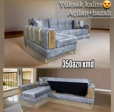 gilan parça: Künc divan, Yeni, Açılan, Bazalı, Vеlur parça, Çatdırılma yoxdur